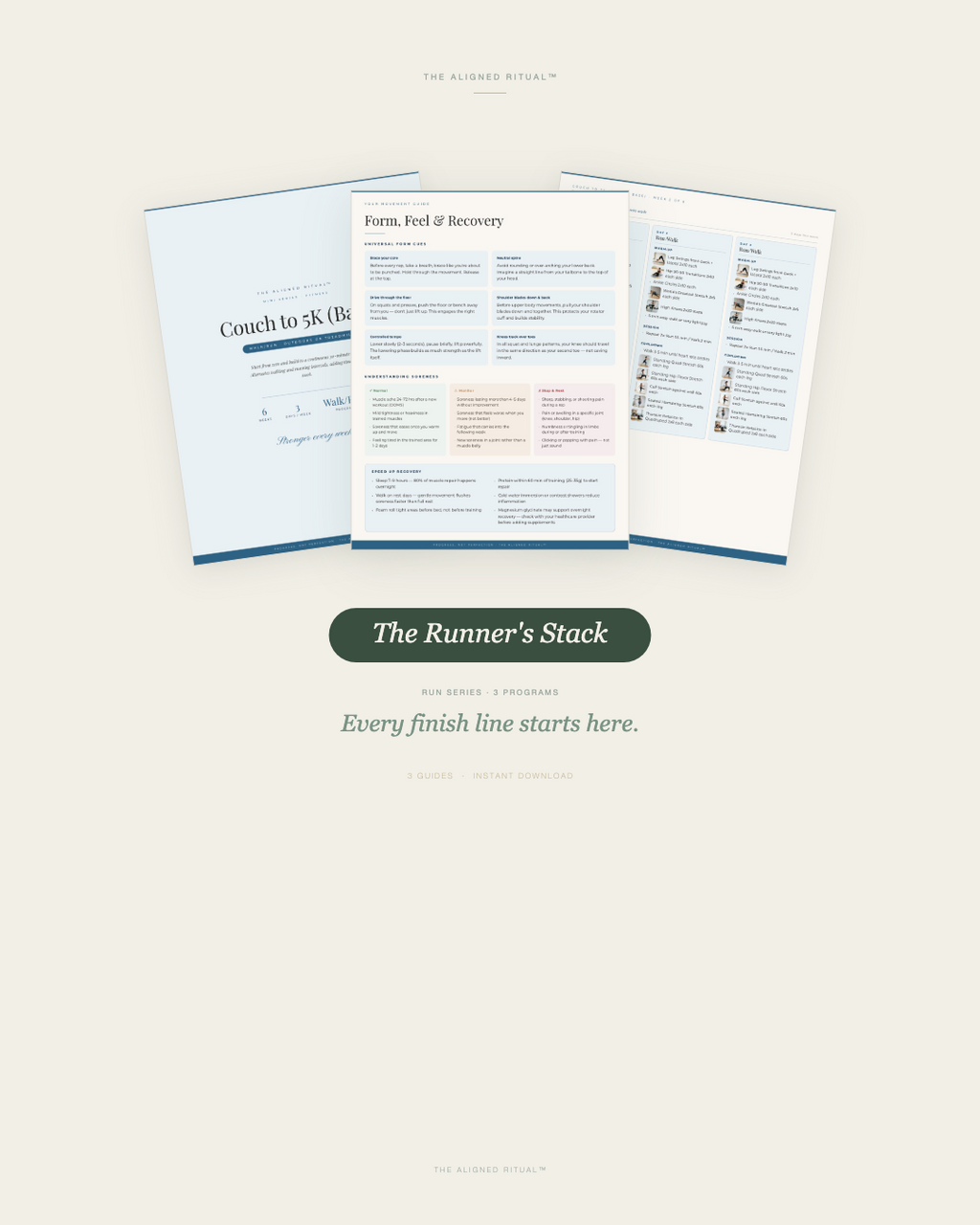 The Runner's Stack — Couch to 5K, 10K & Half Marathon Training Plans