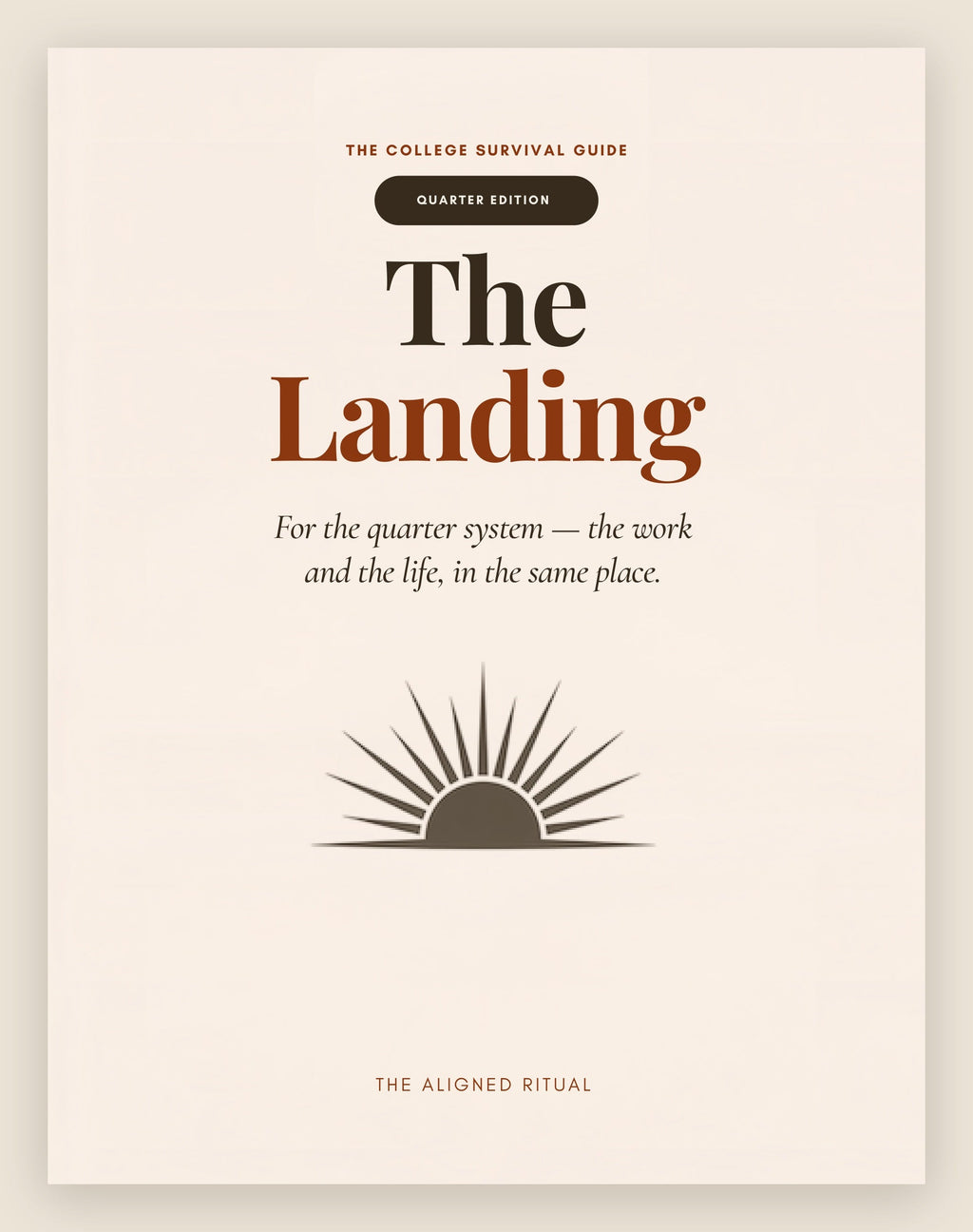 The Landing — Quarter Edition cover