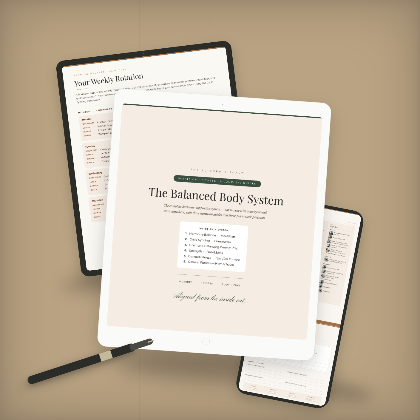 The Balanced Body System — Complete Hormone Nutrition + 3 Fitness Programs (6 Guides)