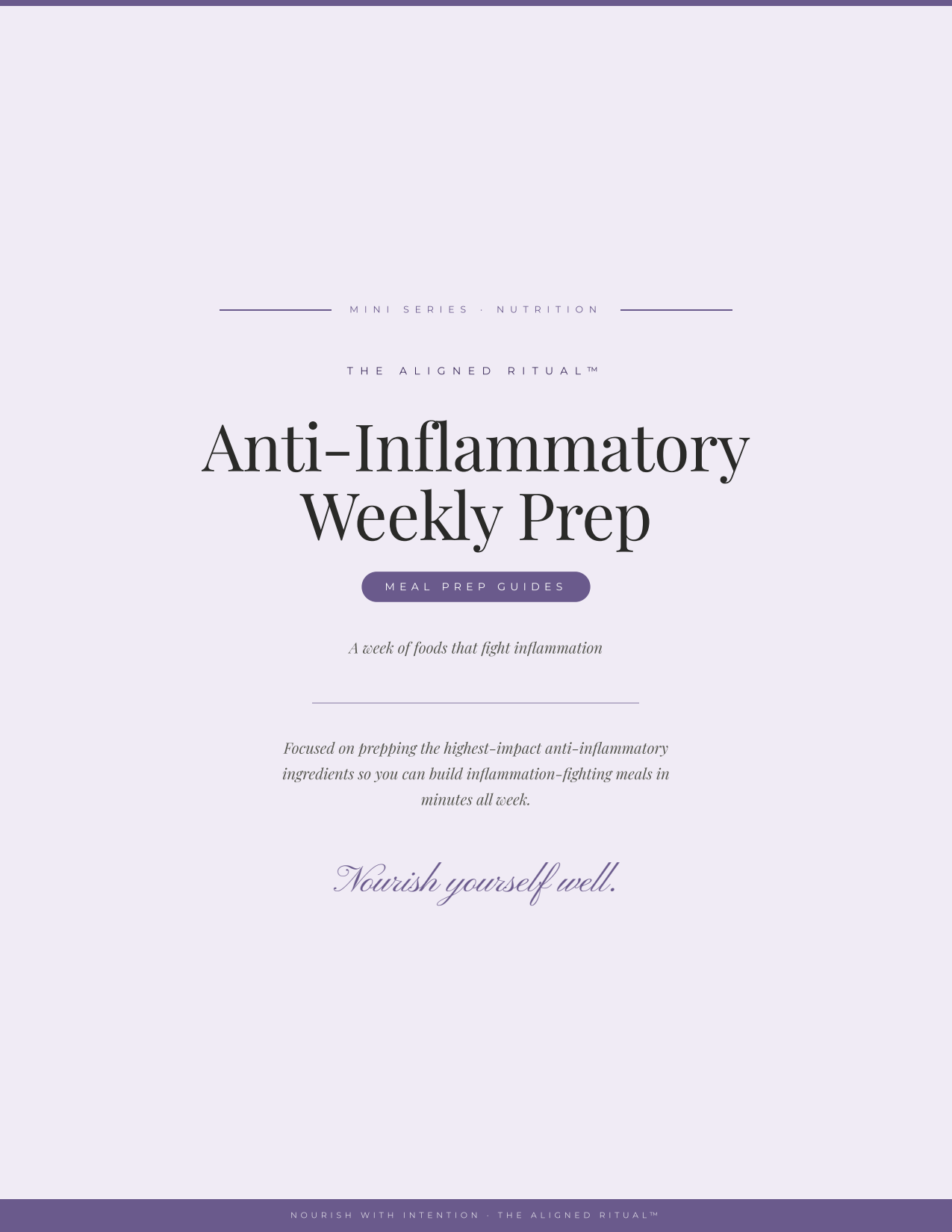 The Calm Stack — Anti-Inflammatory + Mediterranean Eating Guides (3-Guide Bundle)