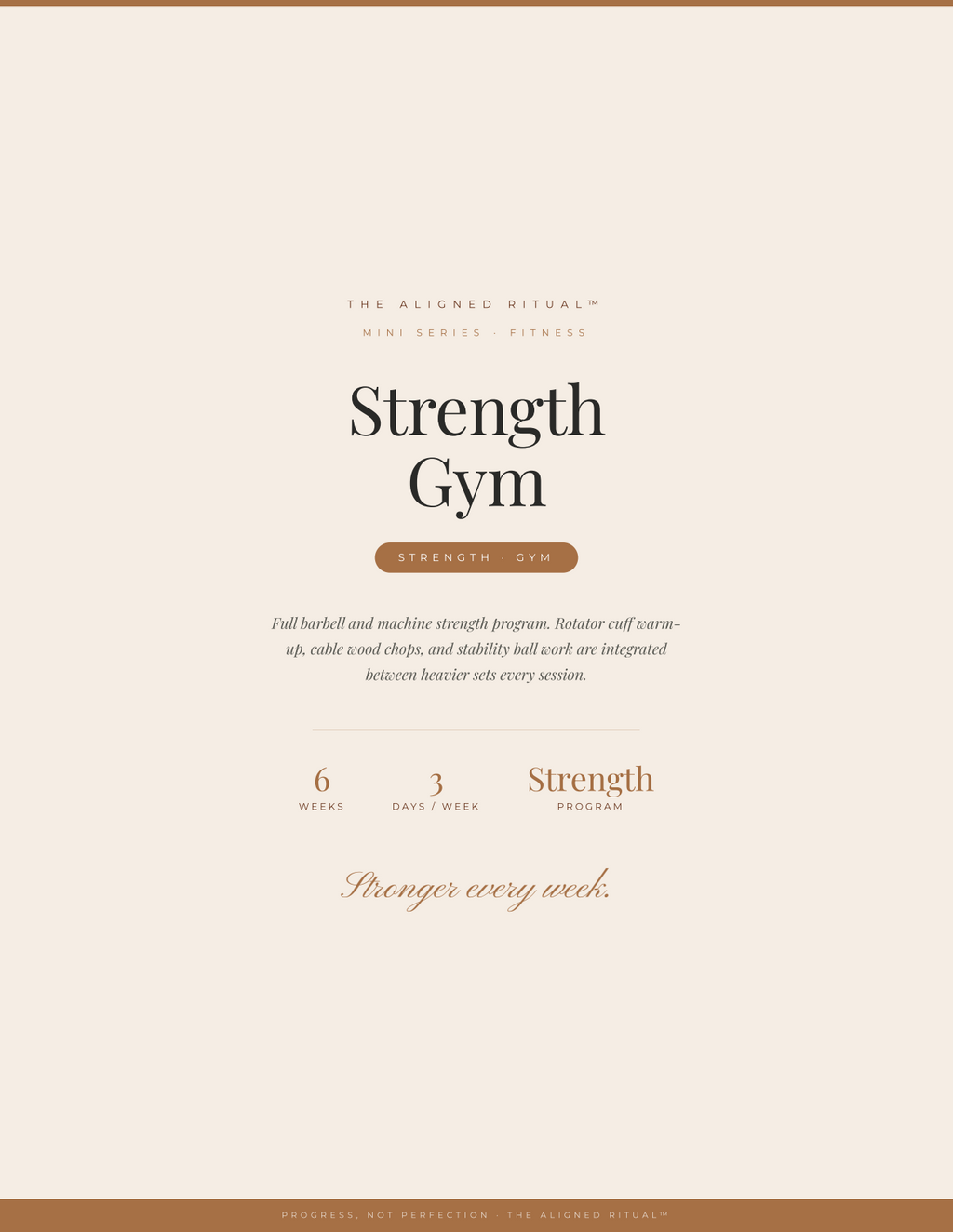 The Strong Body System — Muscle Gain Nutrition + Gym Strength & Cardio Programs (5 Guides)