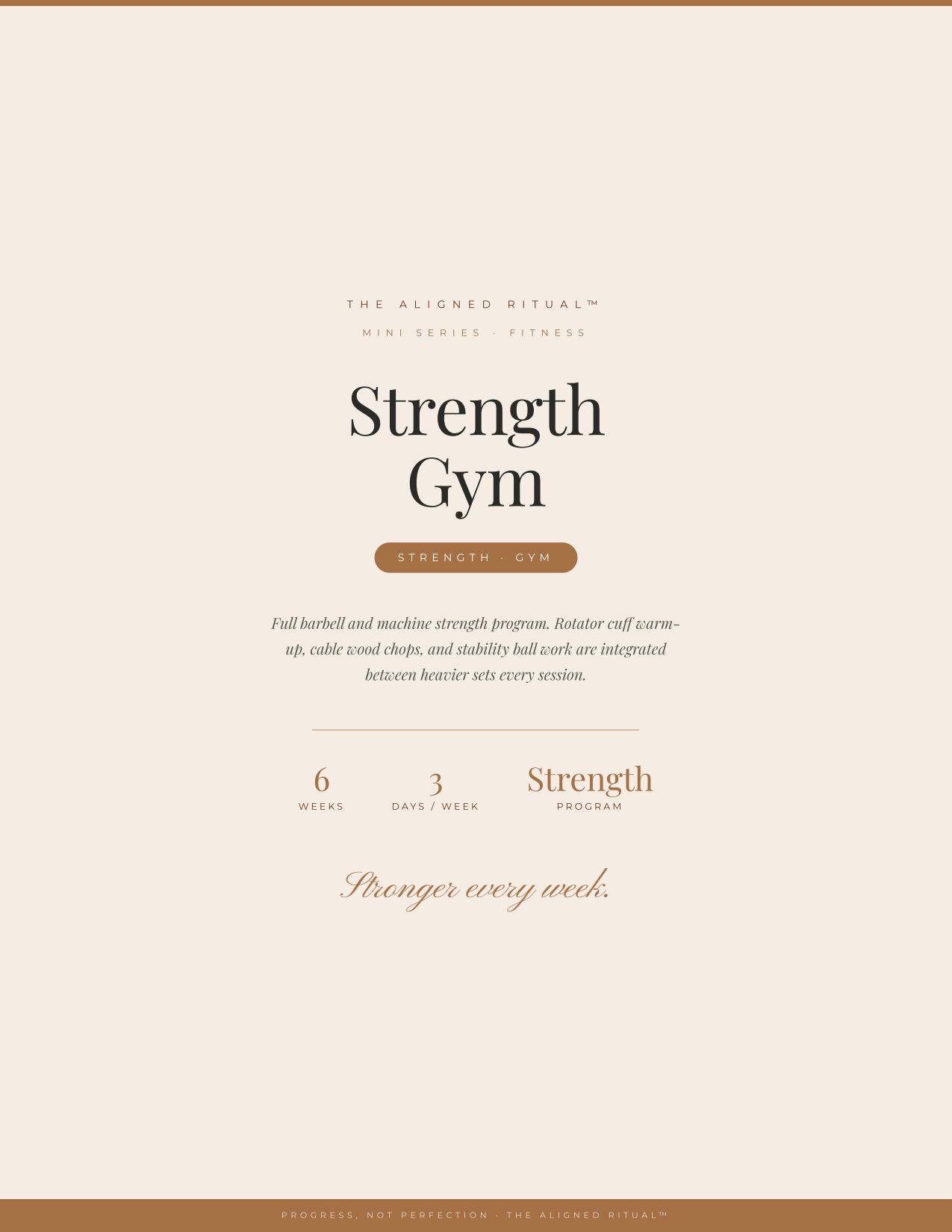 The Lift Stack — Gym Strength + Cardio Programs with Muscle Gain Meal Plan