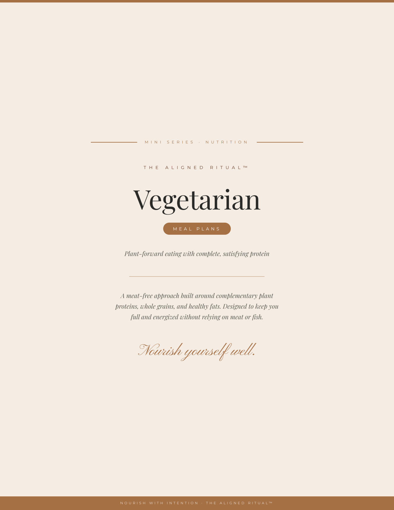 The Plant-Based Stack — Vegetarian Meal Plan + Mediterranean & Anti-Inflammatory Frameworks (3-Guide Bundle)