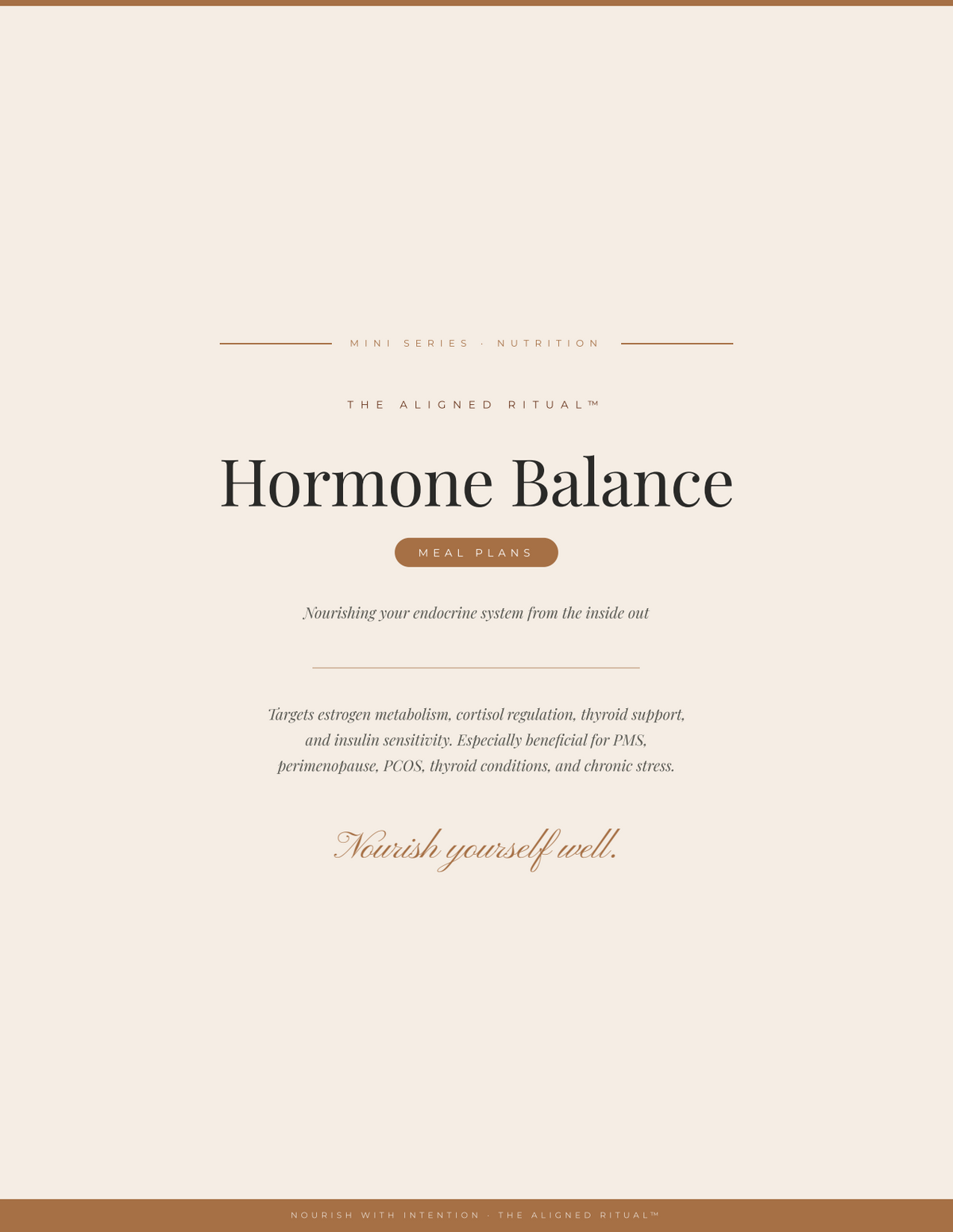 The Balanced Body System — Complete Hormone Nutrition + 3 Fitness Programs (6 Guides)