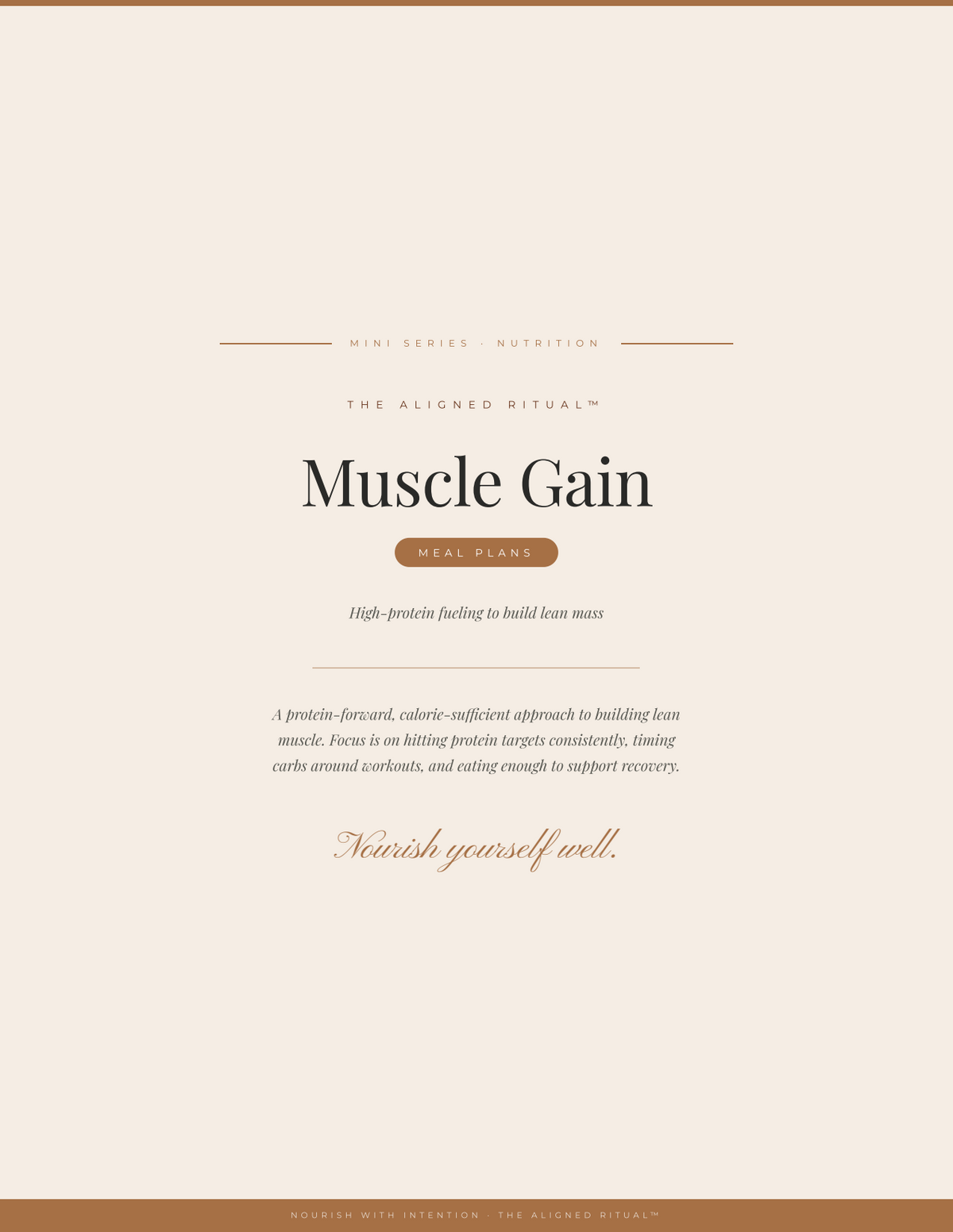 The Lift Stack — Gym Strength + Cardio Programs with Muscle Gain Meal Plan