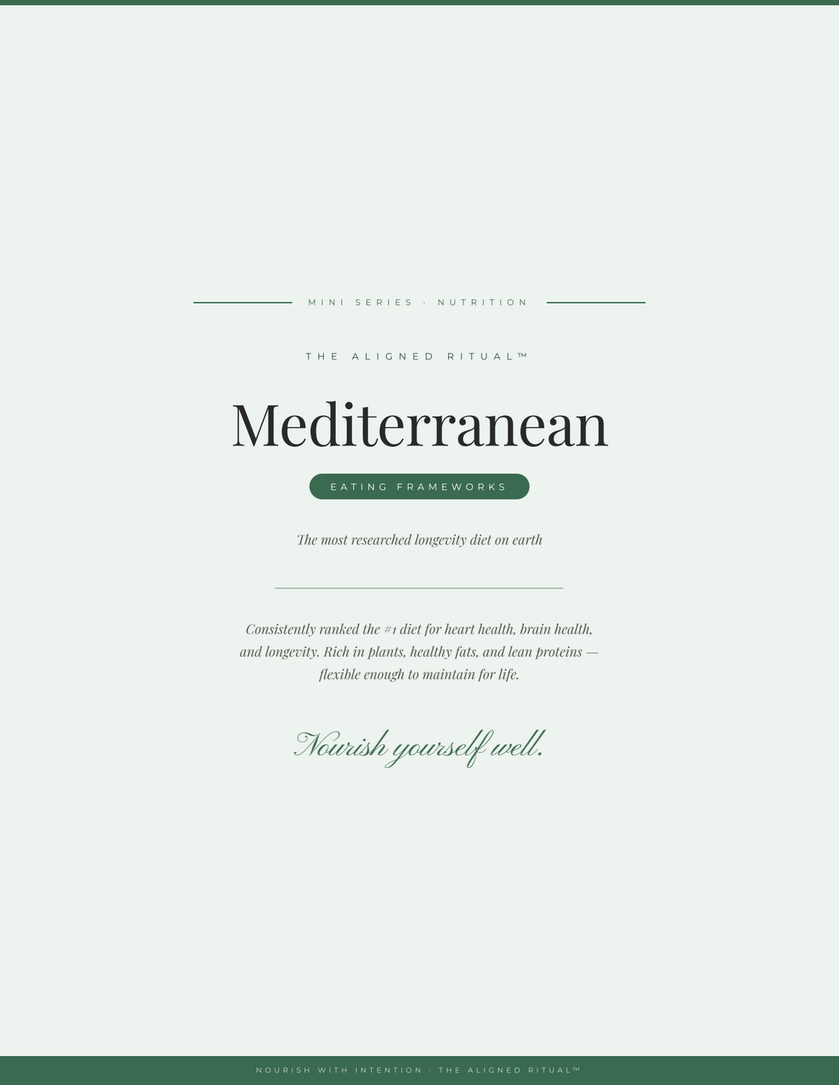 The Calm Stack — Anti-Inflammatory + Mediterranean Eating Guides (3-Guide Bundle)