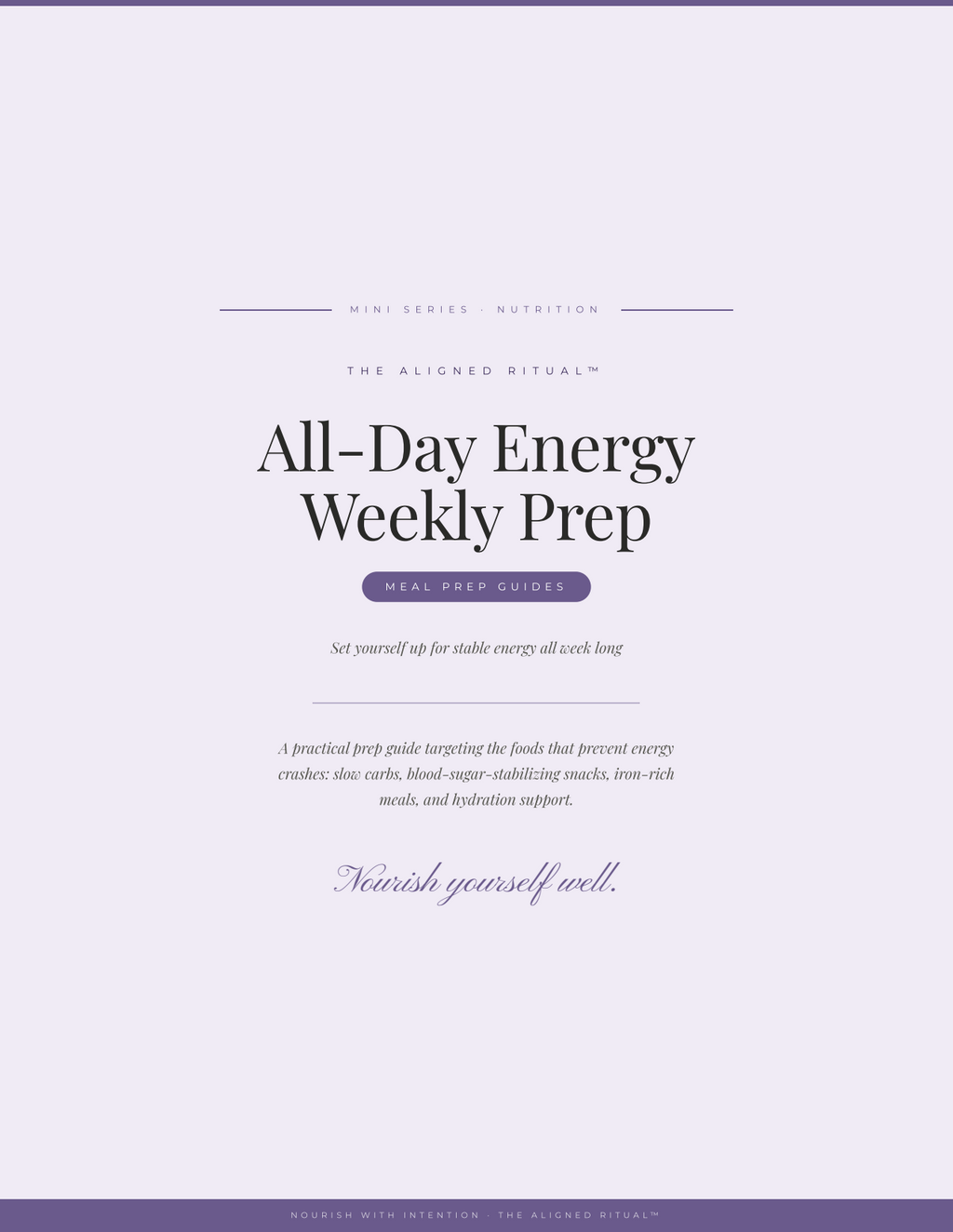 The Energy Stack — All-Day Energy Meal Plan + Prep Guides (3-Guide Bundle)