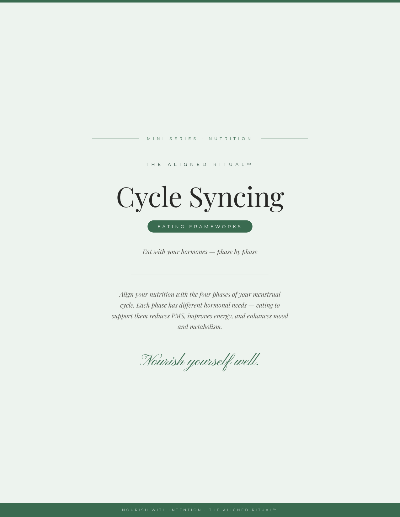 The Hormone Stack — Hormone Balance Meal Plan + Cycle Syncing Guide (3-Guide Bundle)
