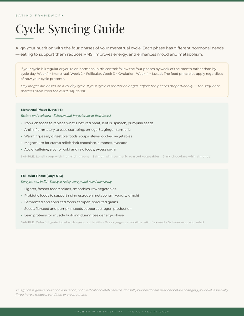The Balanced Body System — Complete Hormone Nutrition + 3 Fitness Programs (6 Guides)