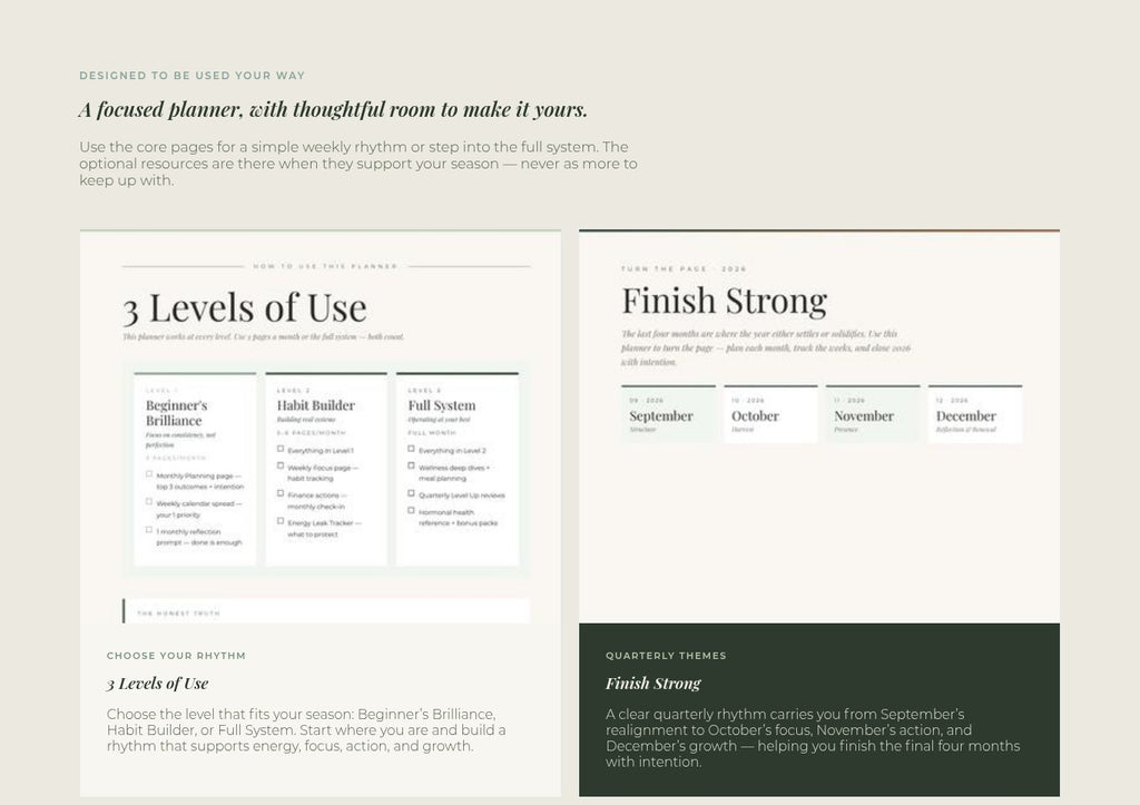The Aligned Ritual™ Turn the Page — Sept–Dec 2026 (Digital Edition, PDF)
